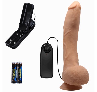 Sztuczny penis realistyczne dildo wibracje 27cm